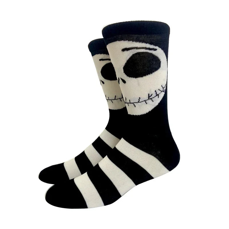 New Design Long Men Socks High Quality Comfortable Cartoon Characters Men and Women Fashion Happy Funny Socks Anime Socks