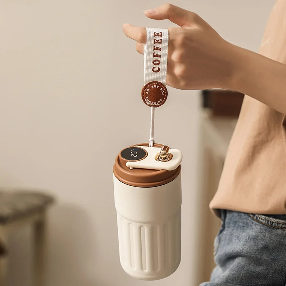 Smart Thermos Bottle LED Cup Stainless Steel Temperature Display Coffee Cup  Tumbler Mug Portable Vacuum Flasks Thermoses