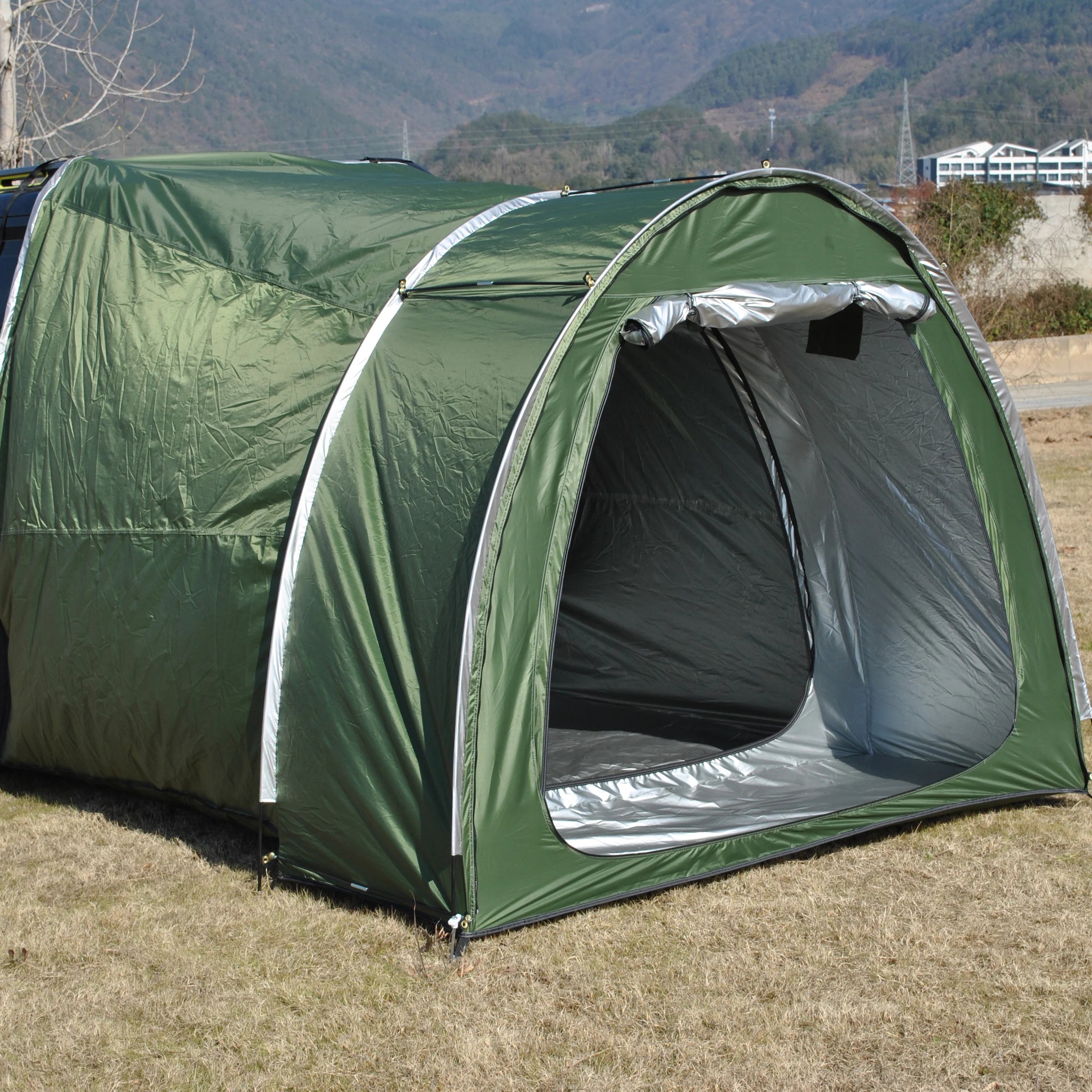 SUV Tent,2 Person Car Tent for Family, Waterproof & Windproof for Car Camping, Camping Tents with Storage Bag, SUV, Van,