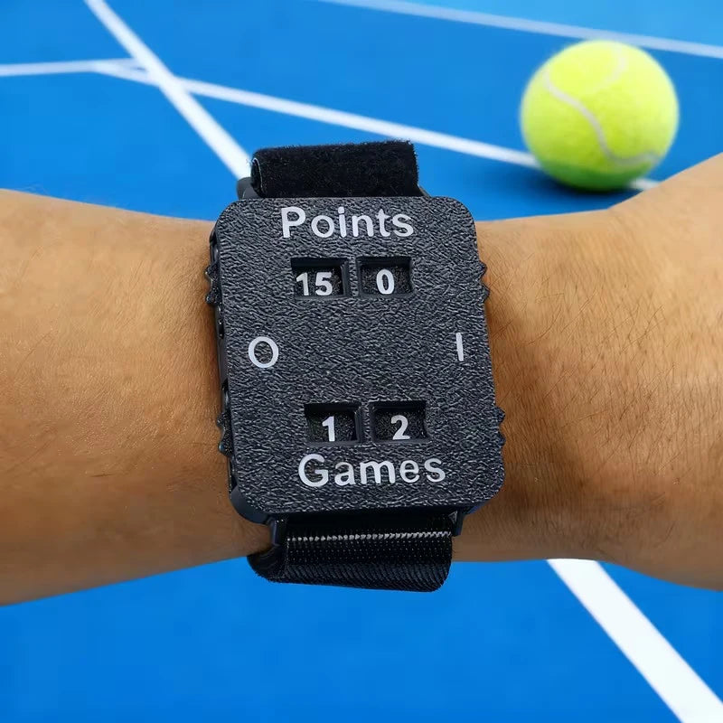 Sports Score Tracker Wristband for Cricket Tennis Padel - Instant Scorekeeping No Memory Loss Ideal for Coaches Referees Players