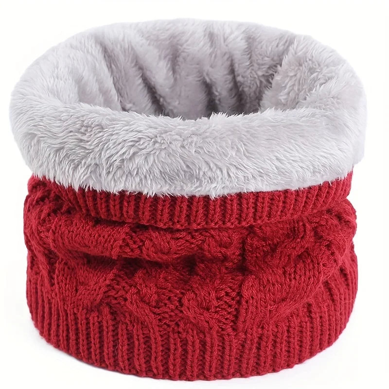 Fashion Polyester Fiber Neck Warm Scarf Suitable for Comfortable Winter Accessories for Men and Women in Cold Weather