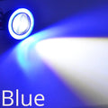 2X Car COB Auto DRL Led 12V HeadLamps Angel Eyes Fog Waterproof Headlights DRL Daytime Running DayLight Turn Signal Trunk Led