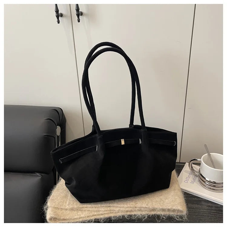 Autumn Women Leisure Shoulder Bag Comfortable and Versatile Texture Crossbody Tote Handle Bag Fashion Luxury Simple Storage Bag