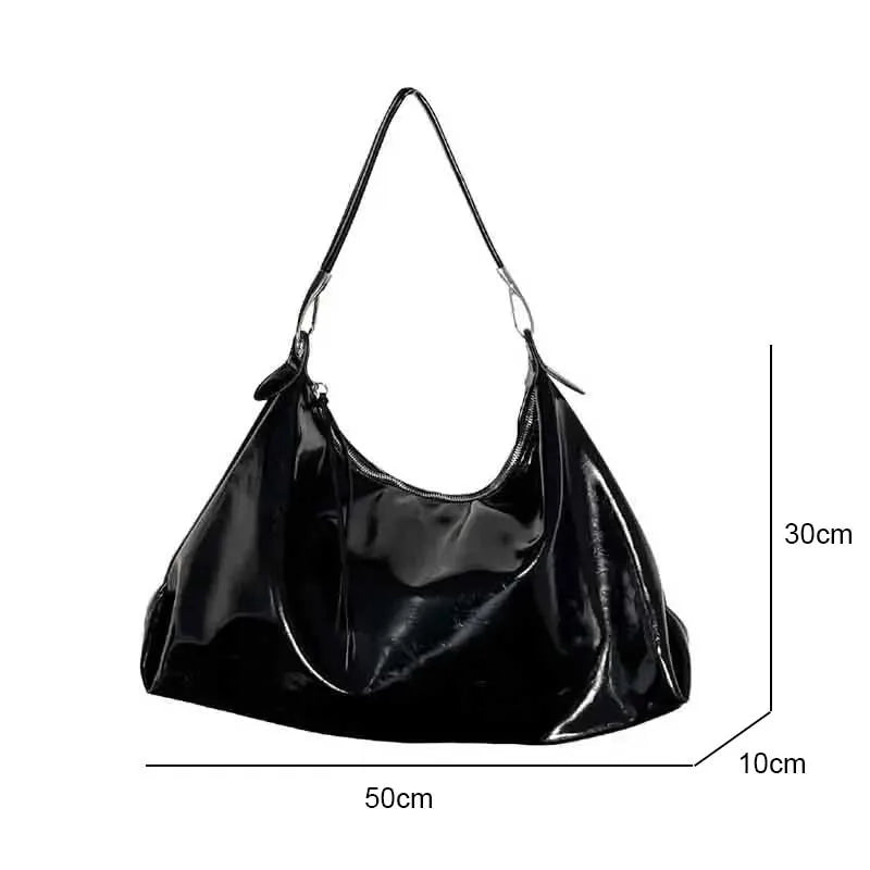 Burgundy Womens Tote Bag Aesthetic Vintage Fashion Advanced Leather Shoulder Bag Autumn and Winter Large Capacity Handbag bolsa
