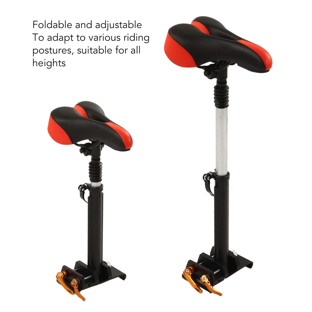 Electric Scooter Seat Saddle Foldable Adjustable Universal Punch Free Scooter Seat Replacement for Xiaomi M365