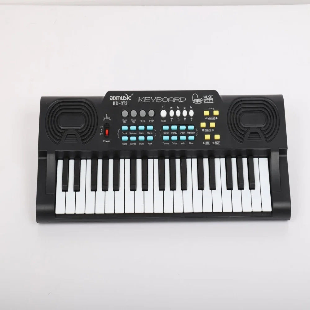 New Electronic Keyboard 37 Key Electronic Keyboard Toy Piano for Kids, Microphone Included