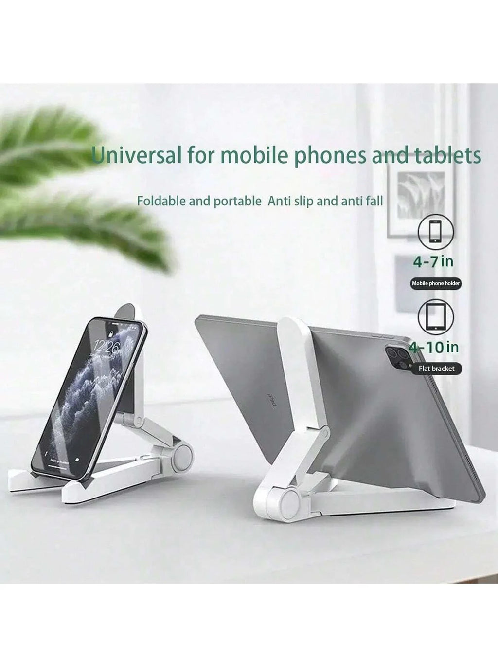 1Pc Mobile Phone Tablet Stand Multifunctional Folding Desktop Lazy Creative Portable Simple Stand