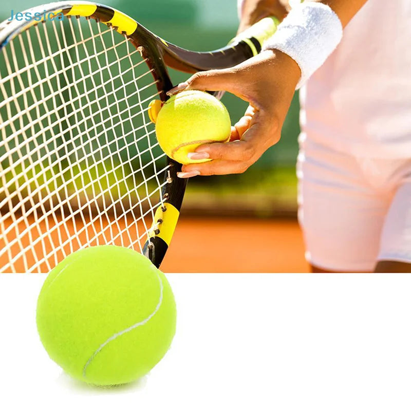 ♥ High Elasticity Training Entertainment Ball Tennis For Training Exercises Elastic Fiber Rubber Outdoor Tennis Ball