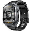 LaNikar New Smart Watch Men 3ATM Waterproof 2.02"S320B With Compass And LED Flashlight Sports And Fitness Tracking Heart Rate