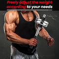Dumbbell Bar Wrist Bar Workout Exerciser Equipment Adjustable Forearm Strengthener For Women Men Home Workplace Gym Fitness