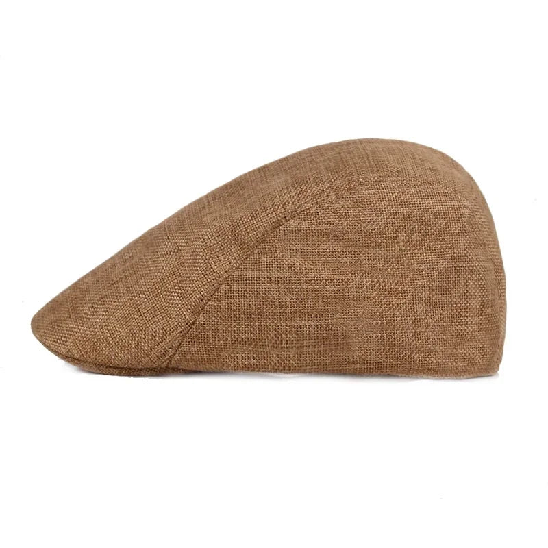 New Vintage Cotton Caps for Man Hats Golf Driving Sun Flat Cabbie Cap Peaky Blinder for Men Women Summer Spring Autumn Hat
