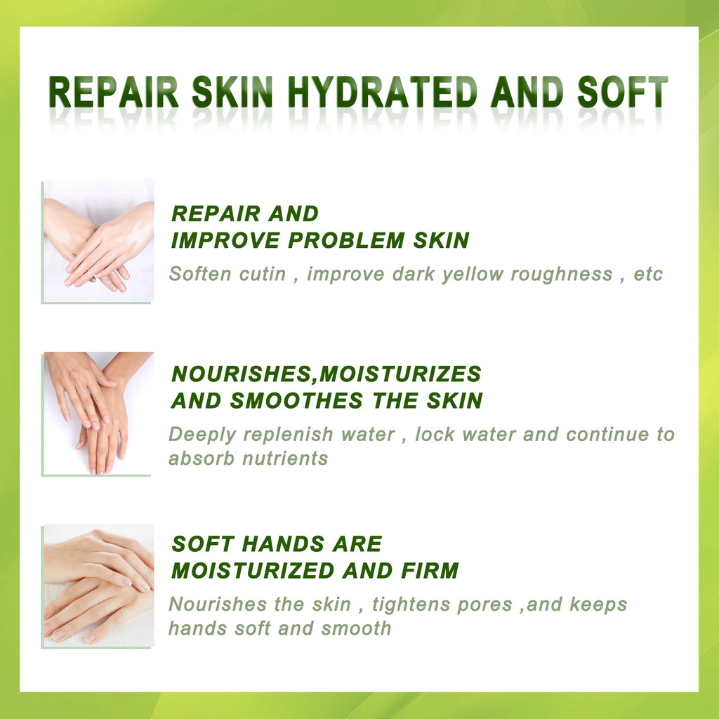 Green Tea Anti-Wrinkle Hand Mask - Hydrating & Moisturizing, Firms & Revitalizes Hand Skin