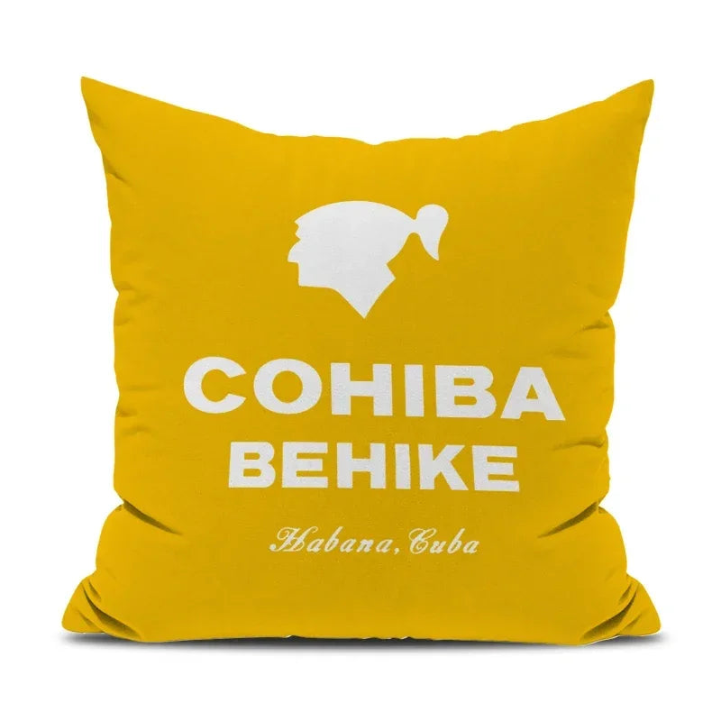 Cushion Cover 45x45 Cushions Covers for Bed Pillows C-cohiba Couple Pillow Pillowcases 50x50 Pilow Cases Car Decoration Anime