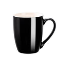1 Pack Coffee Mug Ceramic Coffee Cups Ceramic 350ml Large Coffee Mug for Latte Tea Cappuccino Cocoa-Microwavable Black Red Cup