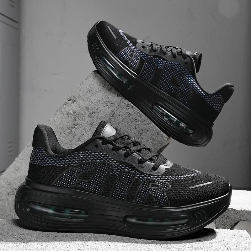 New Men Running Shoes Casual Jogging Walking Breathable Fashion Comfortable Leisure Lace-up Blade Sneakers Loafers Outdoor