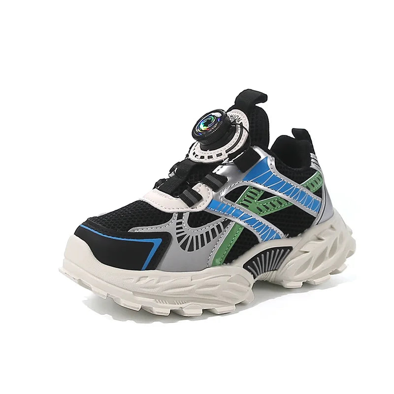 Kids Shoes 2026 New Spring and Autumn Breathable, Fashionable, Casual Sports Basketball Shoes, Teenagers' Spring Running Shoes