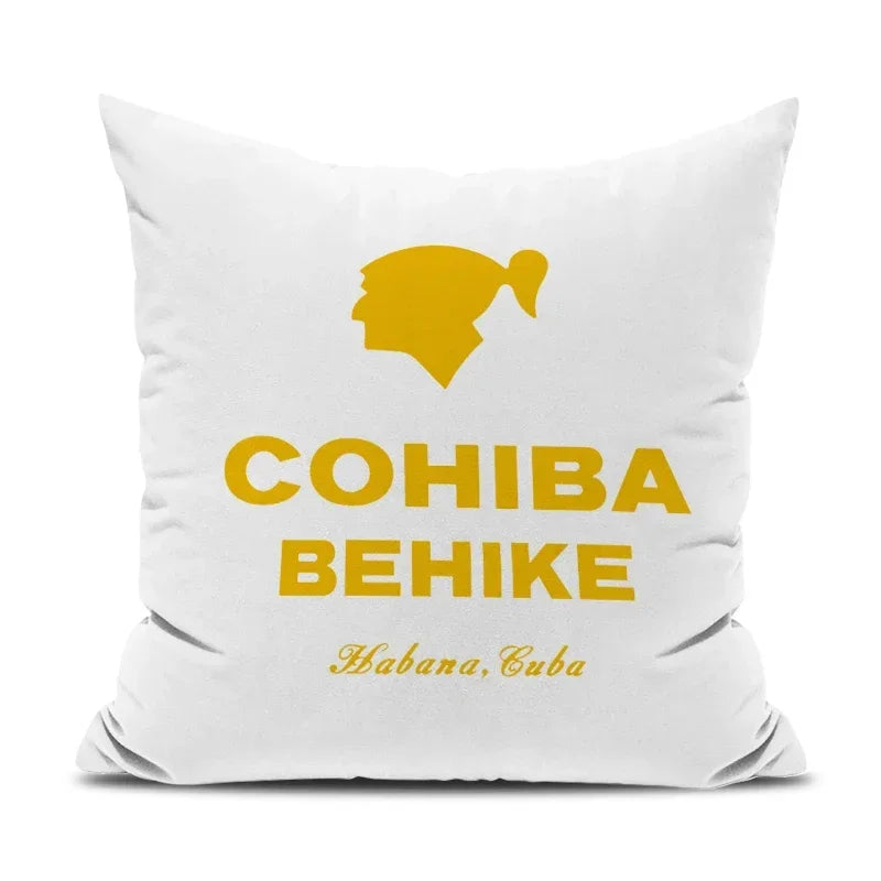 Cushion Cover 45x45 Cushions Covers for Bed Pillows C-cohiba Couple Pillow Pillowcases 50x50 Pilow Cases Car Decoration Anime