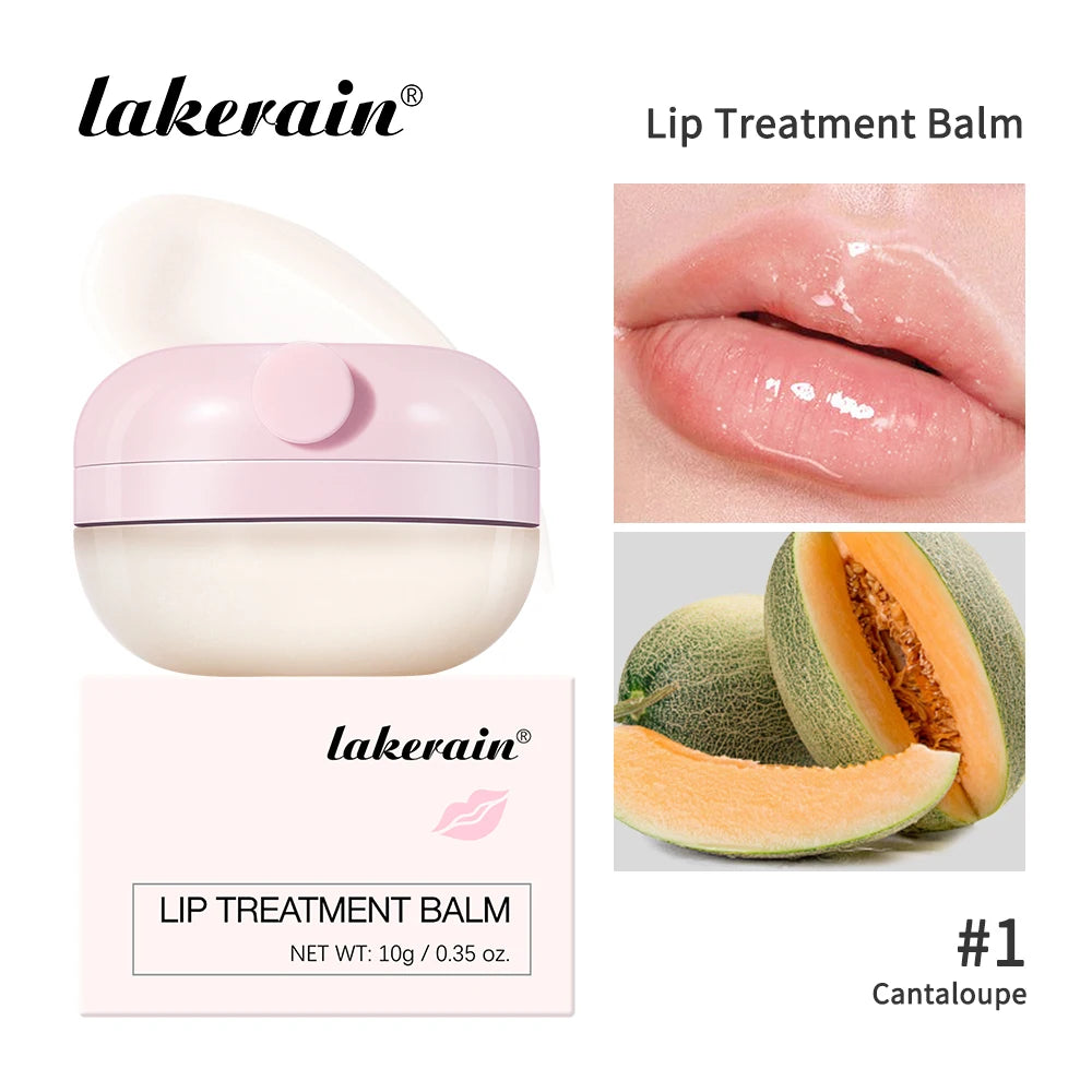 Lip Treatment Balm Hydrate Visibly Plump Lips Exfoliating Clean Moisturizer Makeup Beauty Health Care Products Skin Care Gift