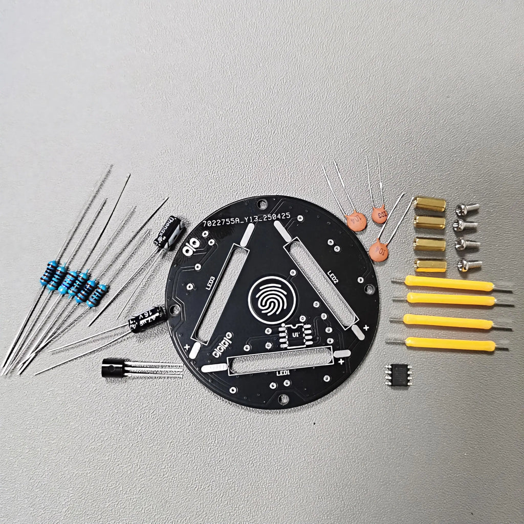 Electronic DIY Engineering Kit Touch Stepless Dimming Kit Electronic Soldering Skills Practice DIY Hobbyist Holiday Gift - Free Items Weekend.