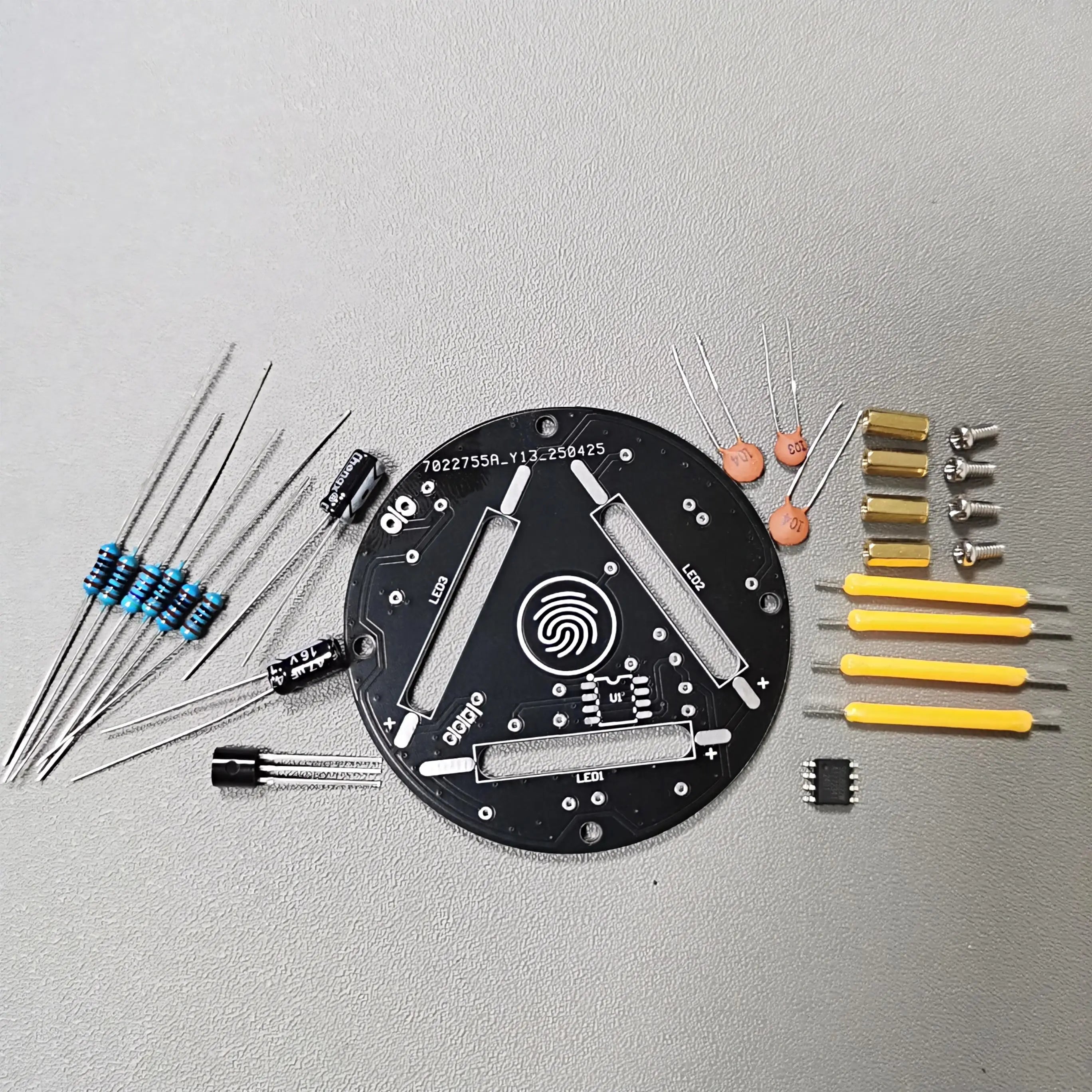 Electronic DIY Engineering Kit Touch Stepless Dimming Kit Electronic Soldering Skills Practice DIY Hobbyist Holiday Gift - Free Items Weekend.