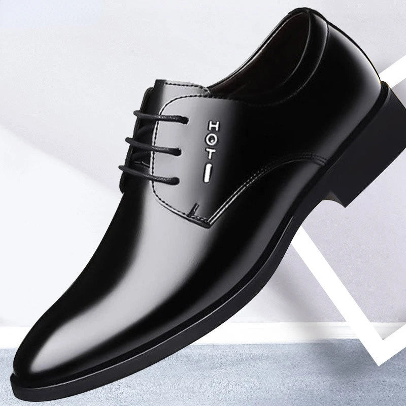 Elegant Men's Dress Shoes 2023 Summer Social Shoes Men's Fashion Elegant Formal Wedding Shoes Men's Set Office Oxford Shoe Men - Free Item Weekend (50% off).