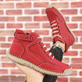 Retro Style Men's Soft Brown Upper Loafers, Women's Brown Leather Casual Shoes, with Ankle Strap and Lace Up Designer Shoes 2025