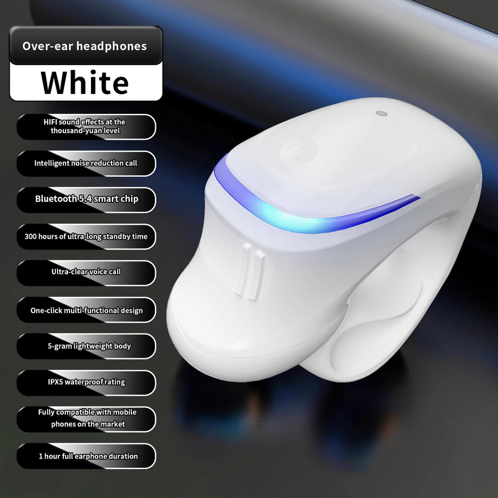 Bone Conduction 5.3 Wireless Bluetooth Headset Talking Clip-on Headset Long Time Wear Without Pain Ultra Long Battery Life