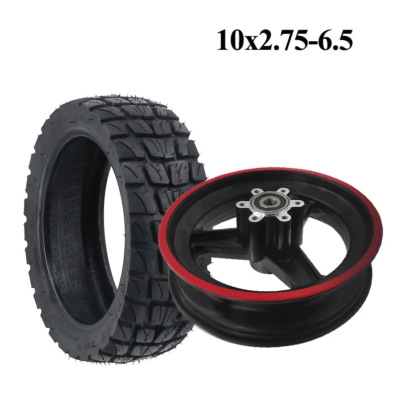 New 10x2.75-6.5 electric scooter with 10 inch wheels for off-road vacuum tubeless tires and wheel parts