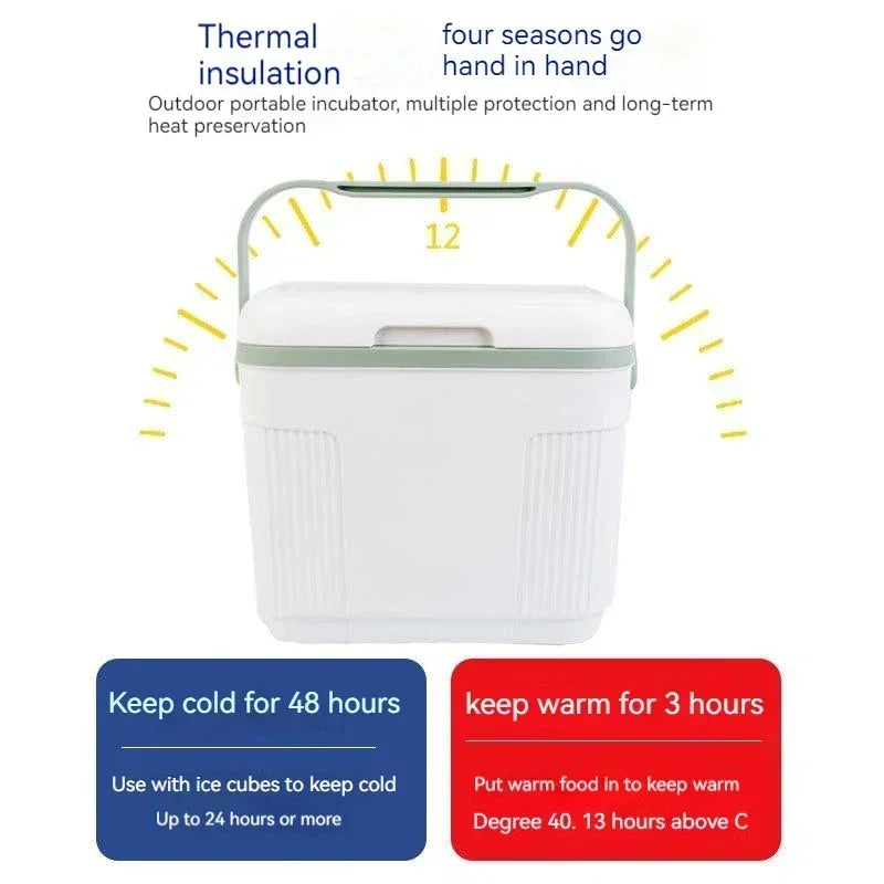 Car Refrigerator Fridge Small Freezer Compressor 22L Portable Cooler Warmer Freezer Insulation Box For Home Use Vehicle Truck