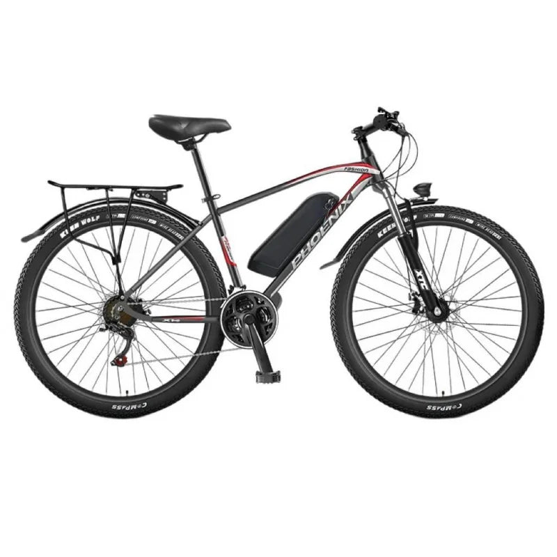 High-carbon steel frame ebike, 26-inch 350W 36V 20AH  battery adult electric bike, shock-absorbing comfortable electric bicycle