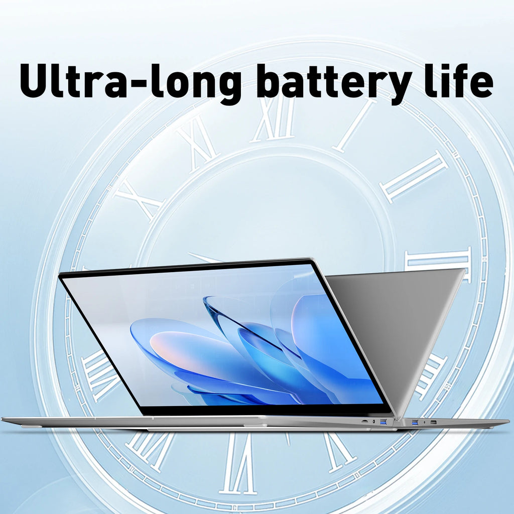 14.1" Ultra Slim Notebook 16GB RAM 2TB SSD Intel N3700 Gaming Laptop 1920*1080 Display Office Study Computer PC Windows 11 Pro
