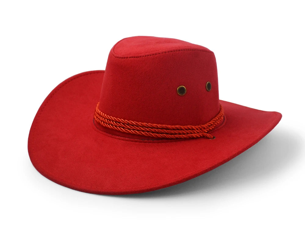 Cowboy Hat Faux Leather Men and Women Travel Caps Fashion Western Hats Chapeu Cowboy Sun Hat