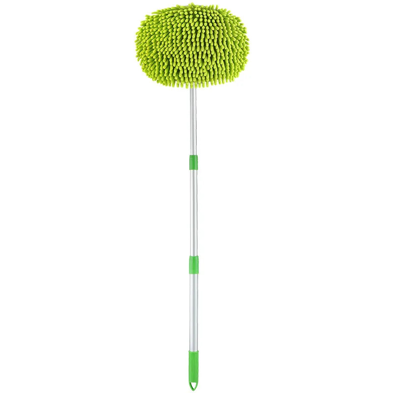 Car Cleaning Brush Detailing Adjustable Super absorbent Car Wash Brush Telescoping Long Handle Cleaning Mop Auto Accessories - Free Item