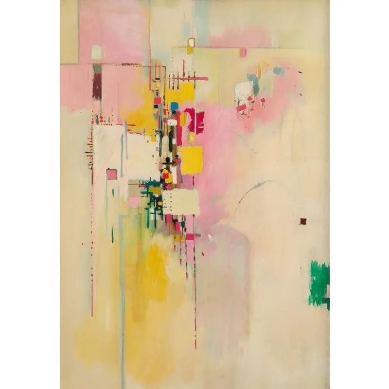 Modern Abstract Colourful Poster Minimalist Contemporary Artworks Canvas Painting Wall Art Fashion Living Room Home Decor Mural