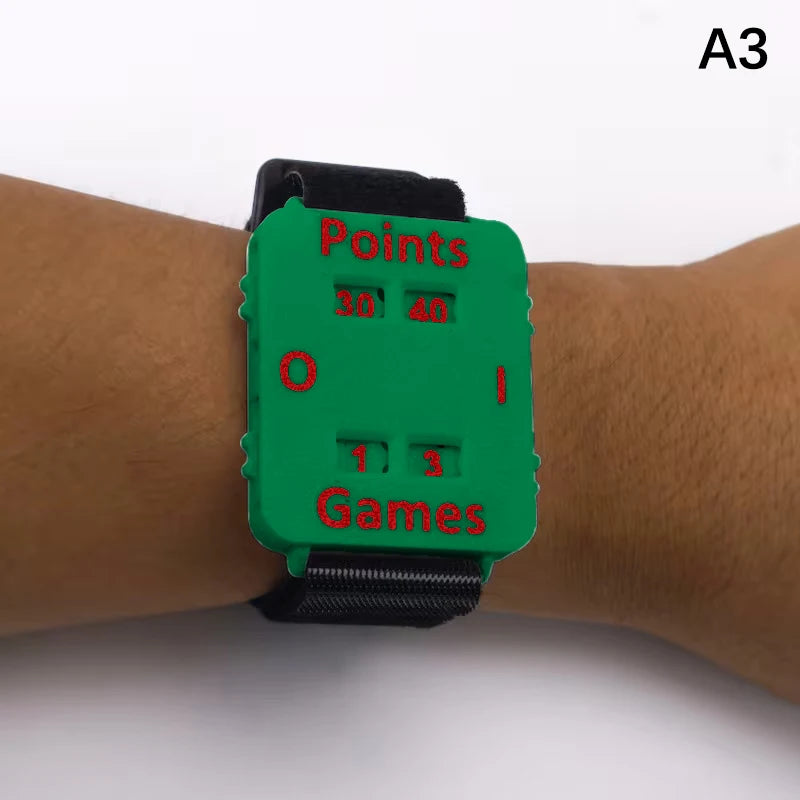 Sports Score Tracker Wristband for Cricket Tennis Padel - Instant Scorekeeping No Memory Loss Ideal for Coaches Referees Players