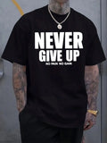 Men's Casual Graphic T Shirts For Man, Summer Spring Breathable Crew Neck Short Sleeve Clothes, Outdoor Daily Wear Comfort Tee - Free Item
