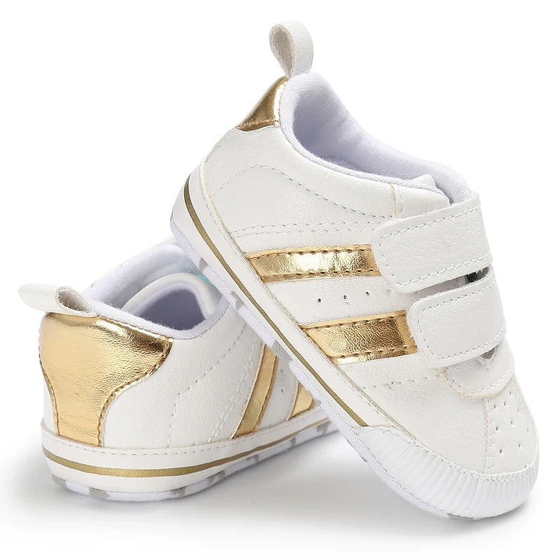 Spring and Autumn Style Baby Walking Shoes Baby White Shoes Casual Single Shoes For Boys and Girls Anti Slip Baby Shoes