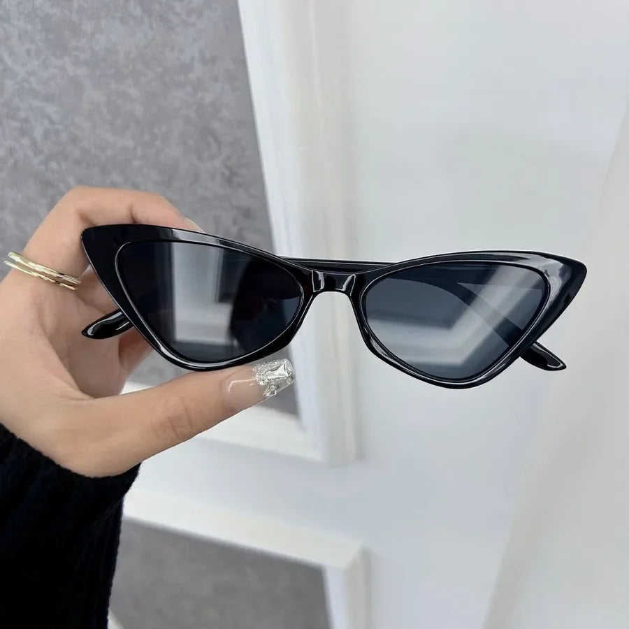 Designer Cat Eye Sunglasses Women Men Vintage Brand Sun Glasses Female Male Small Frame Mirror Retro Oculos De Sol