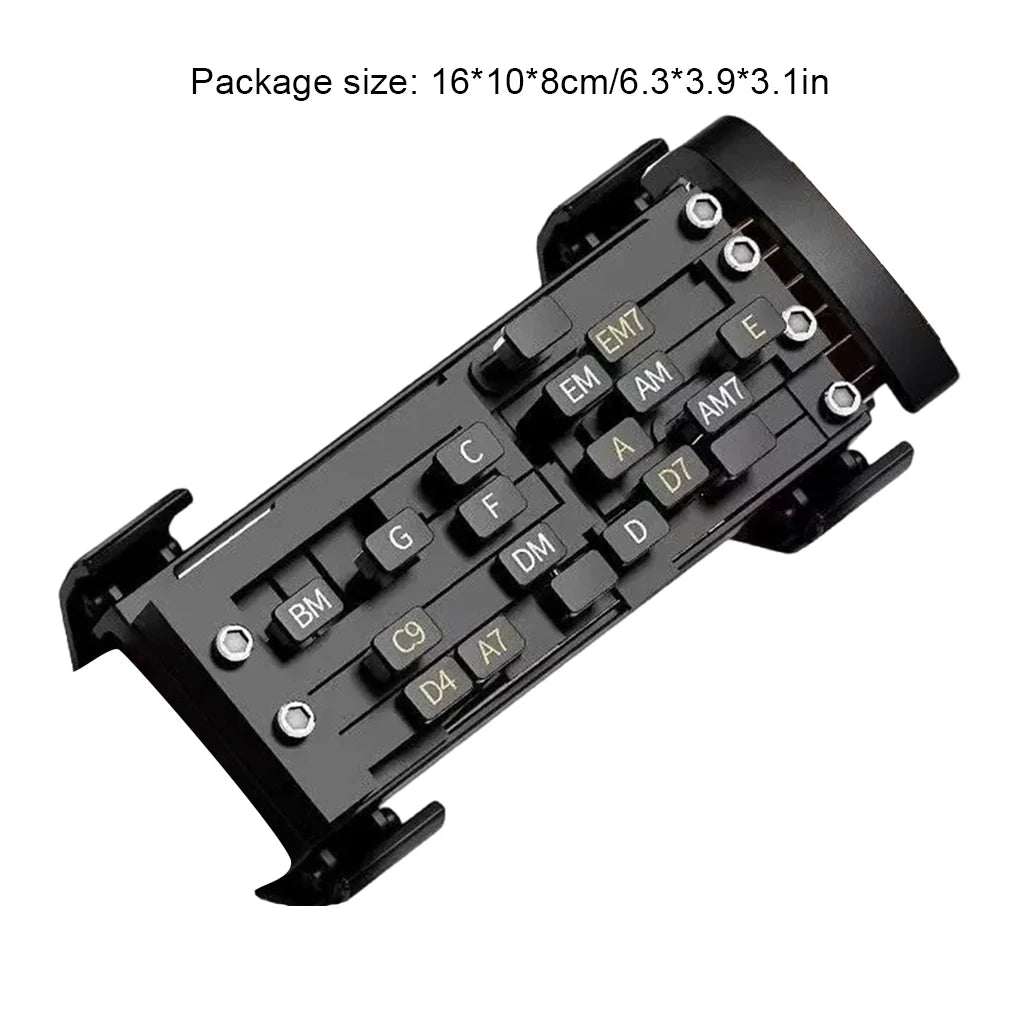 Guitar Aid Chords,Portable Guitar Learning System Teaching Beginner Trainer Practice Tools for Beginners Friends Family Adults