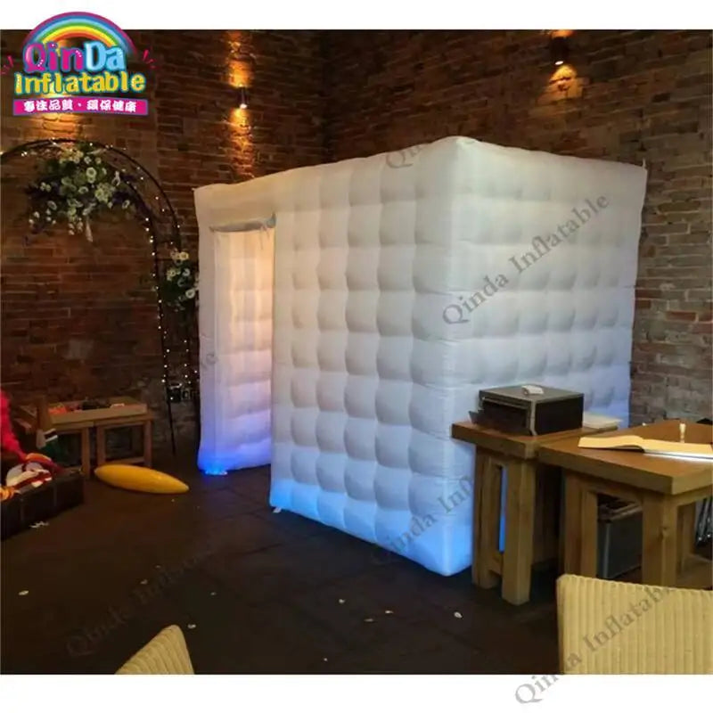 Camping Light Tent, Cube Tent Inflatable Photo Booth With Free Air Blower
