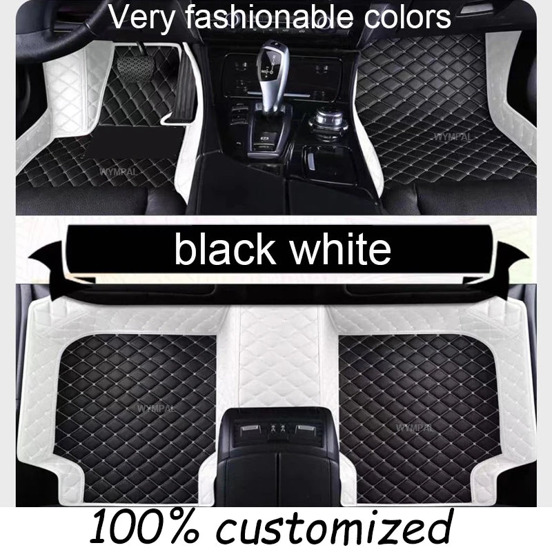 Car Floor Mats For Ford Mondeo MK4 2007 2008 2009 2010 2011 2012 2013 Auto Luxury Leather Men Women Car Mats Full Coverage