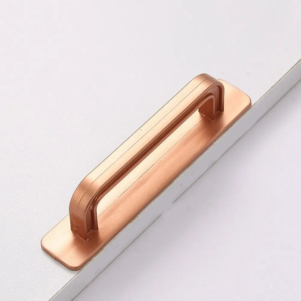 Cabinet Handles  Kitchen Door Handles Cupboard Pulls Drawer Knobs Self-adhesive No punching Furniture  Door Pulls