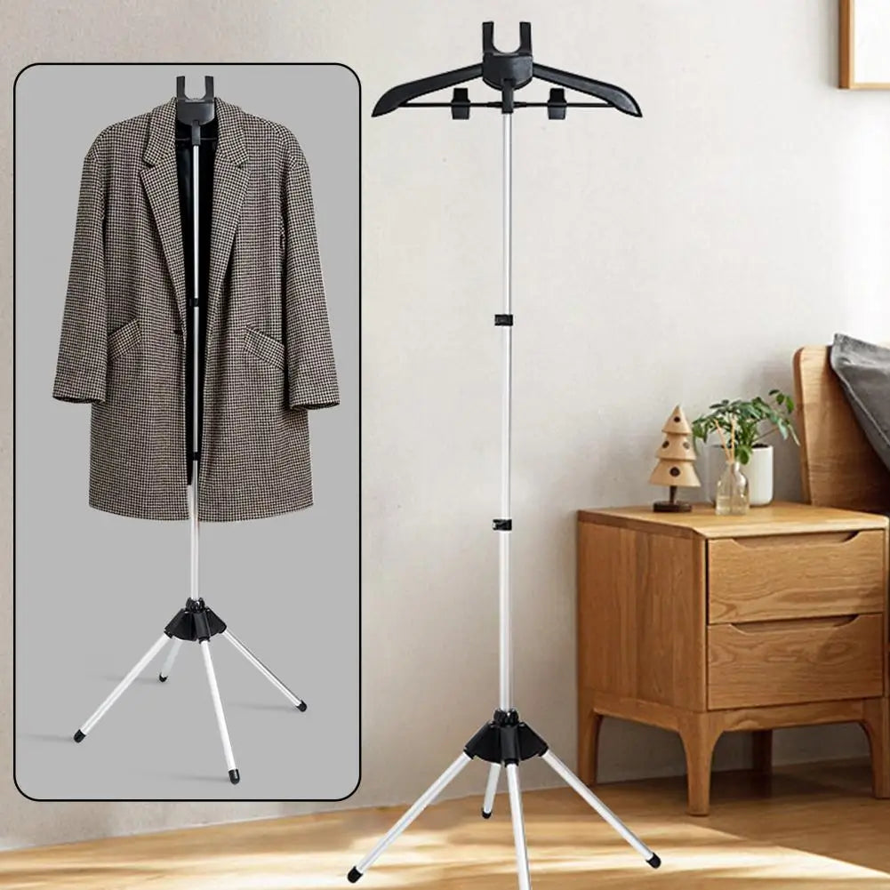 Handheld Steam Hanger Adjustable Standing Garment Steamer Rack with Foldable Hanger for Clothes Ironing Handheld Clothing Steam