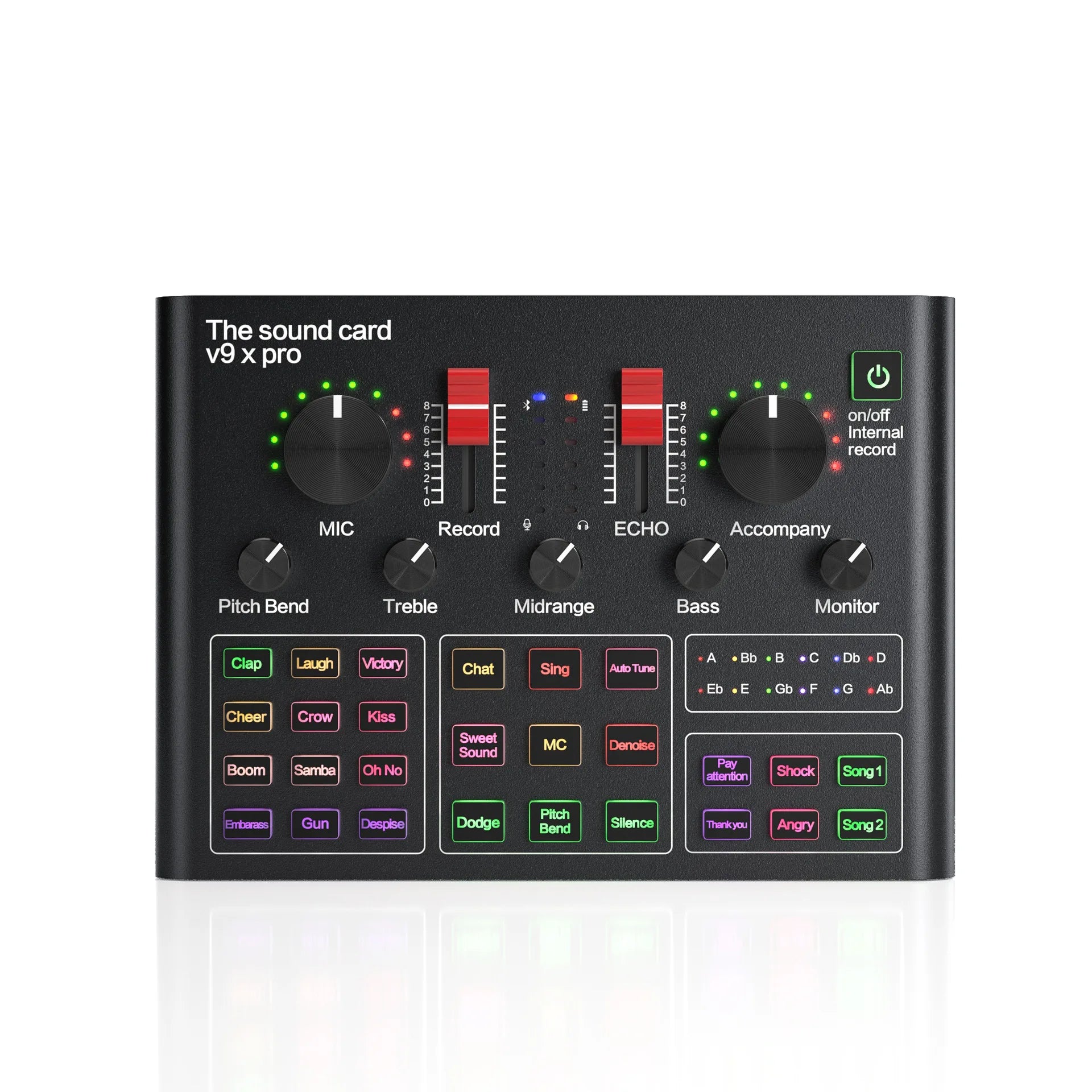 Microphone BM800 Professional Sound Card Audio Interface Mixer With For Smart Phone,PC,Live Streaming,Recording DJ Equipment