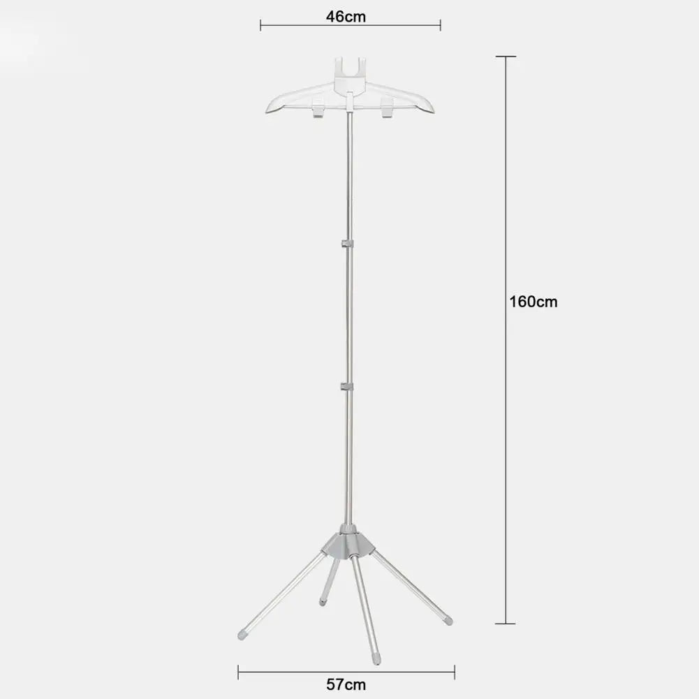 Handheld Steam Hanger Adjustable Standing Garment Steamer Rack with Foldable Hanger for Clothes Ironing Handheld Clothing Steam