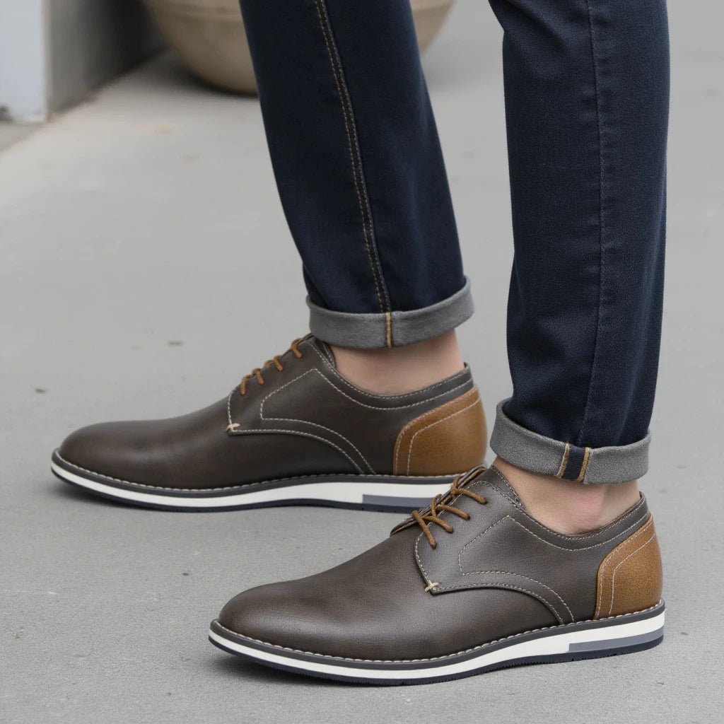 Men Shoes Comfortable Brand Fashion 2025 Leather Shoes Men #Kd4163