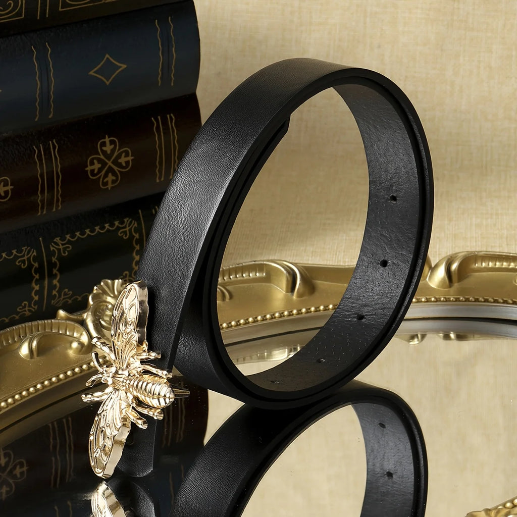 A Pair of Women's Double-Sided Thin Belts for Women with Skirts, High-End Belts, Women's Trouser Belts