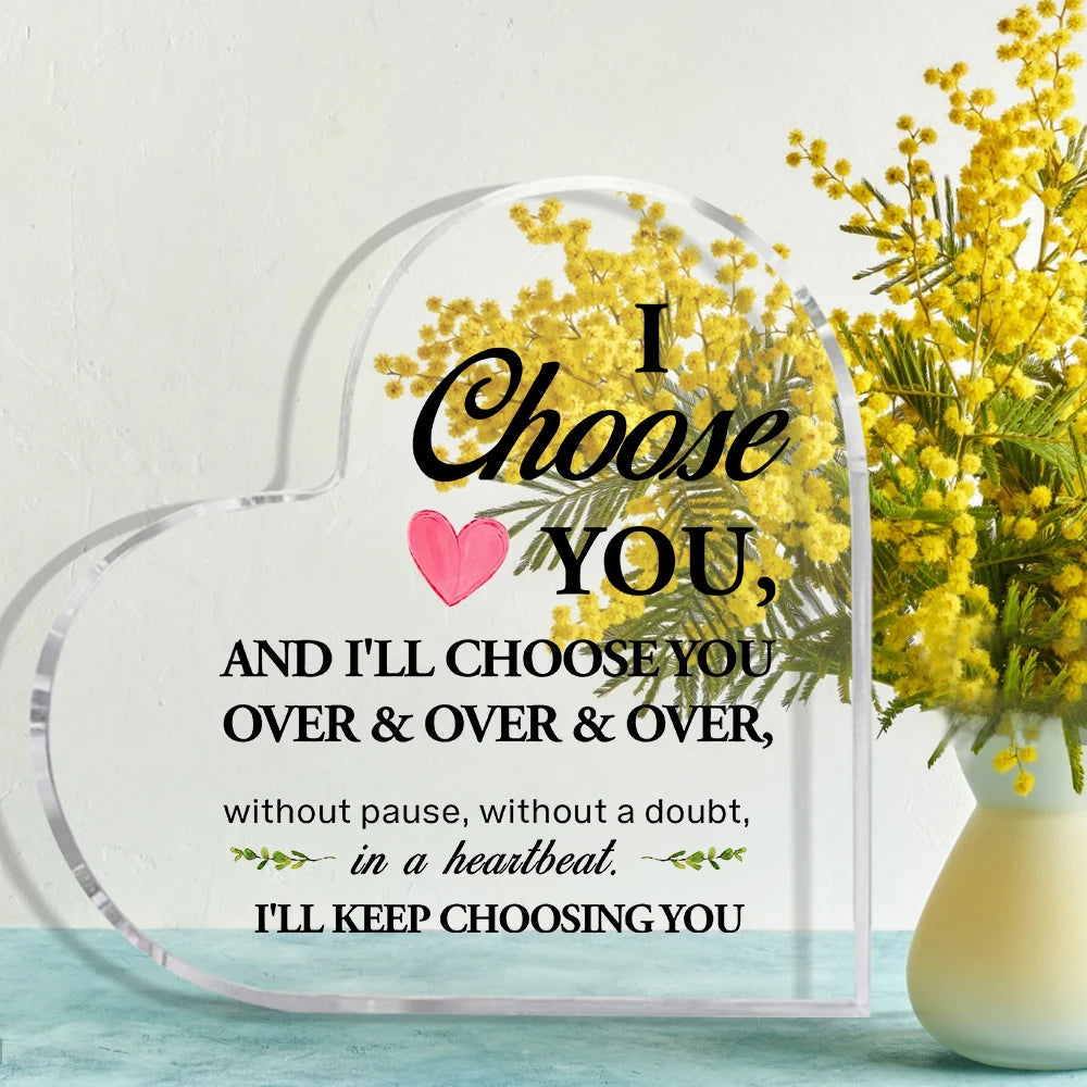 Valentines Day Gifts for Him,Valentines Gift Ideas for Husband,Gifts for Husband,Wedding Gifts for Him,I Choose You Gift for Him