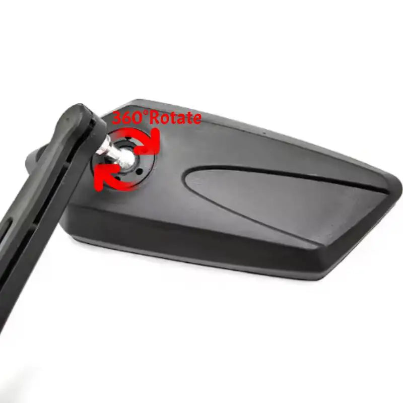 Universal Bike Handlebar Mirrors Motorcycle Rear View Mirror HD Wide Angle & 360° Rotating Back Sight Rearview Motorcycle Mirror
