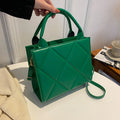 Casual Large Capacity Ladies Handbags Top-handle Bags Fashion Plaid Crossbody Shoulder Bags For Women Gift - Free Item Weekend (50% off).